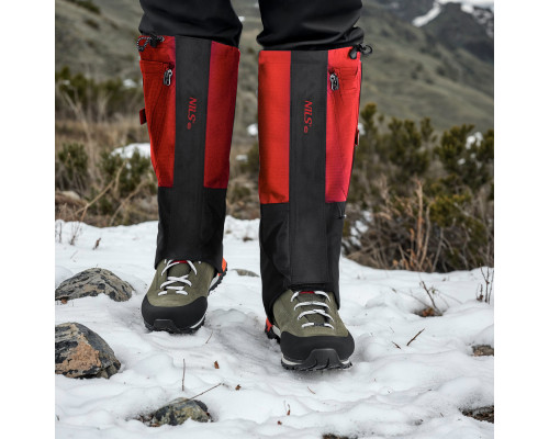 Гамаші туристичні NILS CAMP NC17112, чорно-червоні