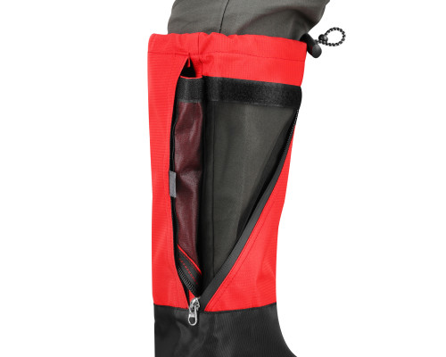 Гамаші туристичні NILS CAMP NC17112, чорно-червоні