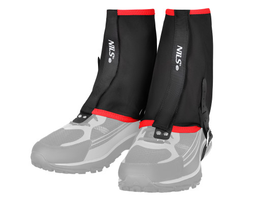 Гамаші туристичні NILS CAMP NC17113, чорно-червоні