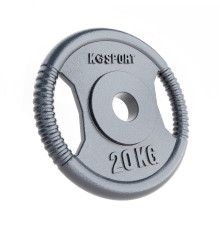 Диск чавунний  K-SPORT O20 20 кг