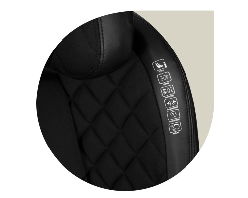 Автокрісло Nukido Louis ISOFIX 15-36 кг, чорне