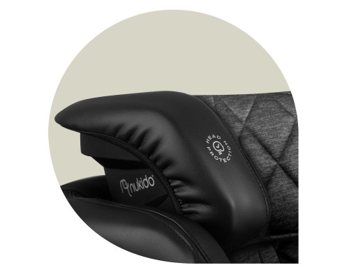 Автокрісло Nukido Louis ISOFIX 15-36 кг, чорно-сіре