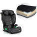 Автокрісло Nukido Louis ISOFIX 15-36 кг, чорно-сіре