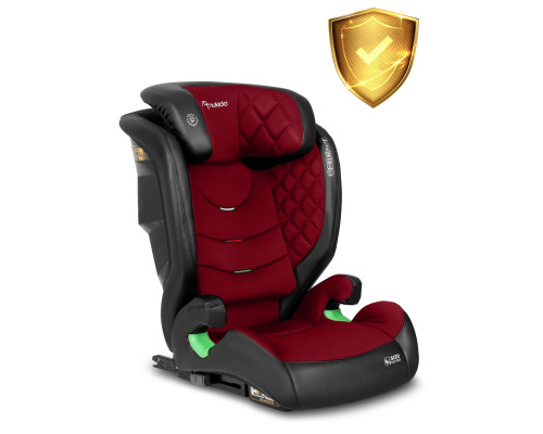 Автокрісло Nukido Louis ISOFIX 15-36 кг, чорно-червоне