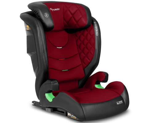 Автокрісло Nukido Louis ISOFIX 15-36 кг, чорно-червоне