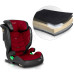 Автокрісло Nukido Louis ISOFIX 15-36 кг, чорно-червоне