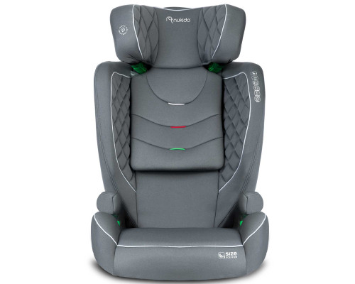 Автокрісло Nukido Louis ISOFIX 15-36 кг, сіре