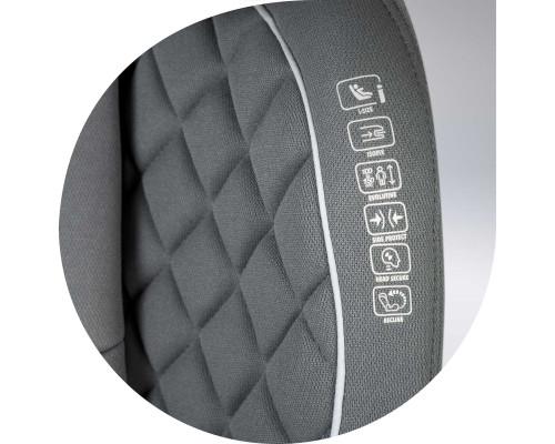 Автокрісло Nukido Louis ISOFIX 15-36 кг, сіре