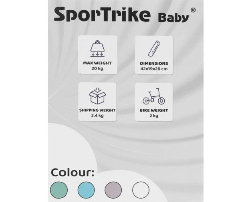 Дитячий біговел PettyTrike Блакитний