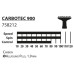 Ракетка для настільного тенісу DONIC CarboTec 900, чорно-червона