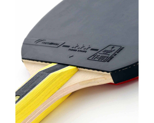 Ракетка для настільного тенісу Cornilleau SPORT 400, чорно-червона