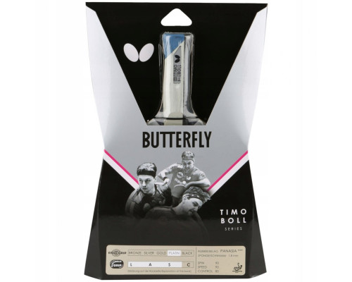 Ракетка для настільного тенісу BUTTERFLY Timo Boll Platin, чорно-червона
