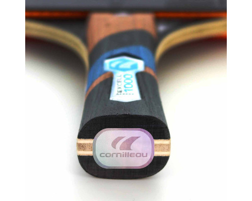 Ракетка для настільного тенісу Cornilleau EXCELL 1000, чорно-червона Ракетка для настільного тенісу Cornilleau EXCELL 1000, чорно-червона