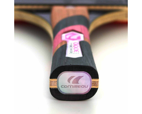 Ракетка для настільного тенісу Cornilleau EXCELL CARBON 3000, чорно-червона Ракетка для настільного тенісу Cornilleau EXCELL CARBON 3000, чорно-червона