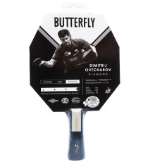 Ракетка для настільного тенісу BUTTERFLY Ovtcharov Diamond, чорна