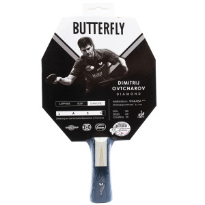 Ракетка для настільного тенісу BUTTERFLY Ovtcharov Diamond, чорна