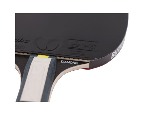 Ракетка для настільного тенісу BUTTERFLY Ovtcharov Diamond, чорна