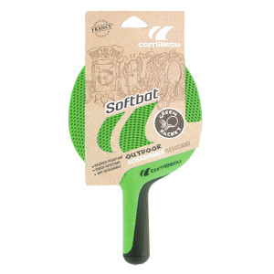 Ракетка для настільного тенісу Cornilleau SOFTBAT OUTDOOR, зелена