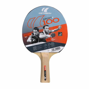 Ракетка для настільного тенісу Cornilleau SPORT 100, чорно-червона
