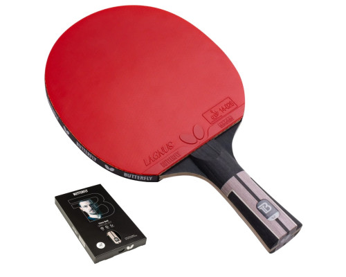 Ракетка для настільного тенісу BUTTERFLY Timo Boll Specialist, чорно-червона