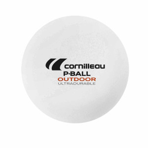М'ячі для настільного тенісу Cornilleau OUTDOOR 6 шт, білі