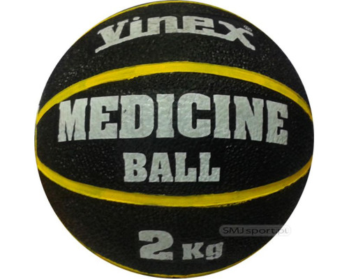 Медичний м'яч Vinex Rehabilitation 2 кг чорно-жовтий (VMB-L002 - 8475) Медичний м'яч Vinex Rehabilitation 2 кг чорно-жовтий (VMB-L002 - 8475)