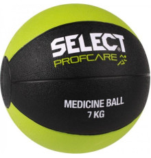 Медичний м'яч SELECT 15737 MEDICINE BALL 7 кг, чорно-зелений