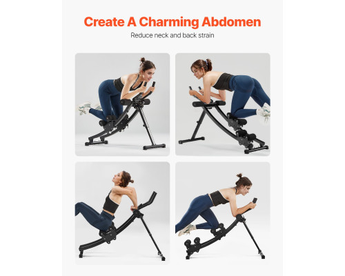 Тренажер для пресу VEVOR  т700, чорний