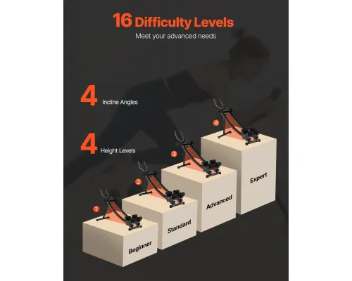 Тренажер для пресу VEVOR  т700, чорний