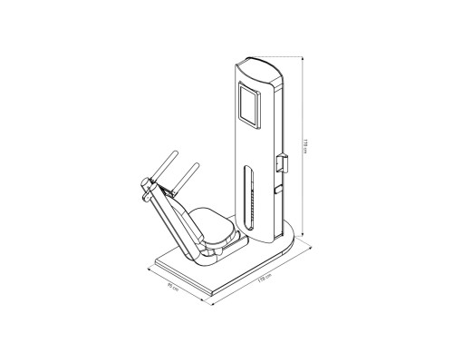Тренажер для пресу NOHRD StudioLine Oak SL-NH-51.321, дуб