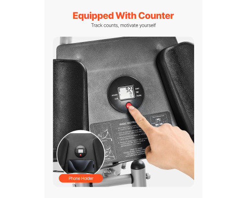 Тренажер для пресу VEVOR YN-388, сірий