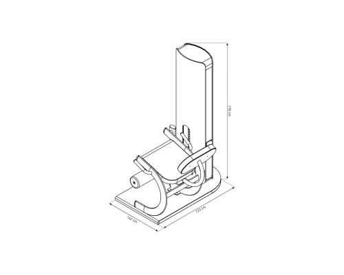 Тренажер для розгинання ніг NOHRD StudioLine Leg Extension Oak SL-NH-50.271, дуб