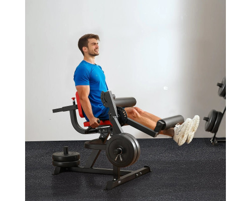 Жим ногами VEVOR UB2903A, чорно-червоний