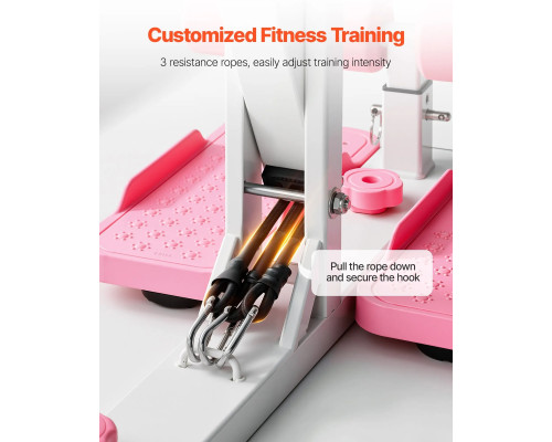 Тренажер для присідання VEVOR, рожевий