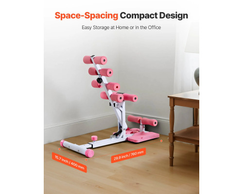 Тренажер для присідання VEVOR, рожевий