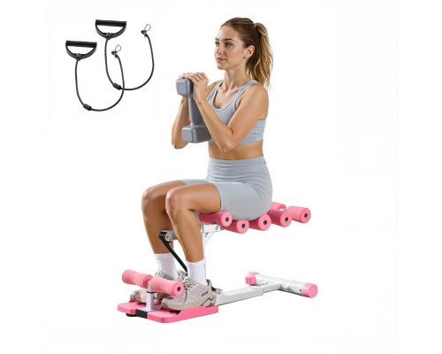 Тренажер для присідання VEVOR, рожевий