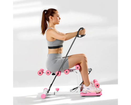 Тренажер для присідання VEVOR, рожевий