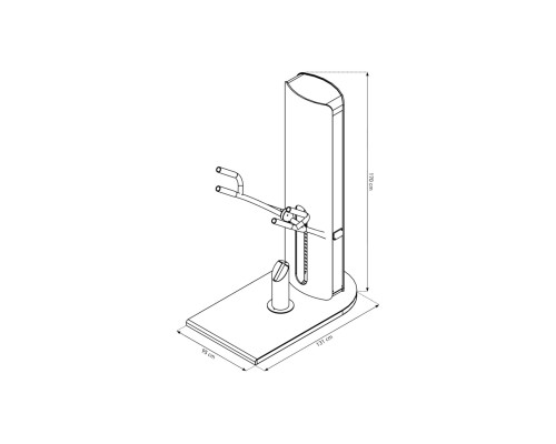 Тренажер для станової тяги NOHRD StudioLine Dead Lift Oak SL-NH-50.251, дуб