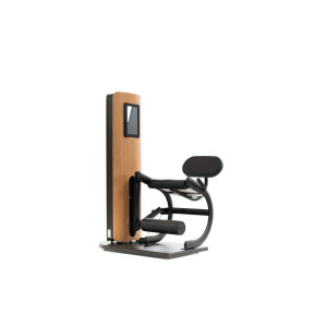 NOHRD StudioLine Leg Extension machine Oak with monitor