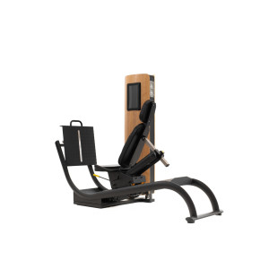 NOHRD StudioLine Leg Press machine Oak with monitor