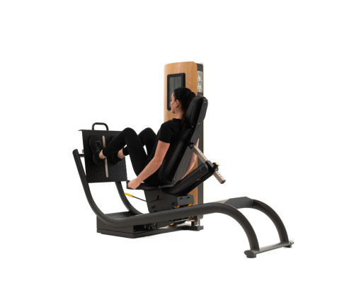 NOHRD StudioLine Leg Press machine Oak with monitor