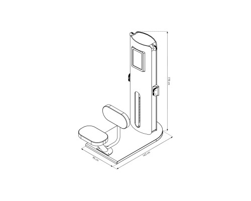 Тренажер для тяги сидячи NOHRD StudioLine Seated Row Oak SL-NH-51.351, дуб