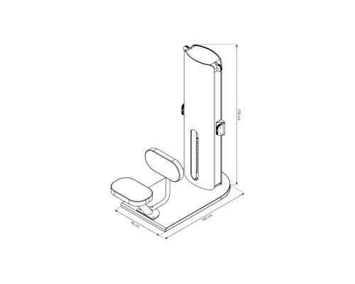 Тренажер для тяги сидячи NOHRD StudioLine Seated Row Oak