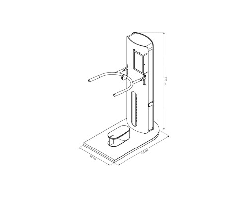 Тренажер для трицепсів NOHRD StudioLine Tricep Dip Oak SL-NH-51.361, дуб