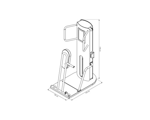 Тренажер для жиму NOHRD StudioLine Chest Press Oak SL-NH-51.341, дуб