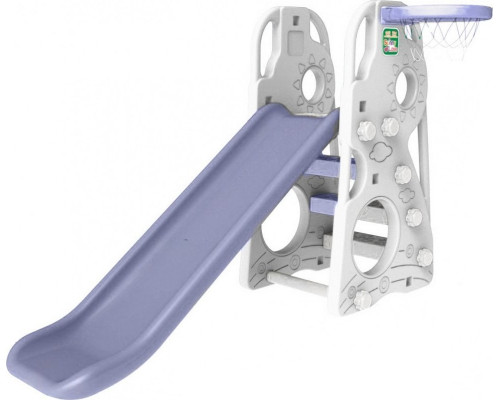 Дитяча гірка 3в1 Ramiz, 128 x 161 x 124 см - фіолетово-біла