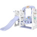 Дитяча гірка 3в1 Ramiz, 131 x 160 x 126 см - фіолетово-біла