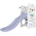 Дитяча гірка 3в1 Ramiz, 131 x 160 x 126 см - фіолетово-біла