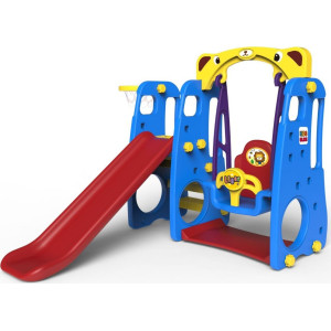 Дитяча гірка 3в1 Ramiz ZOG.TB-201A, 128 x 161 x 124 см - різнокольорова