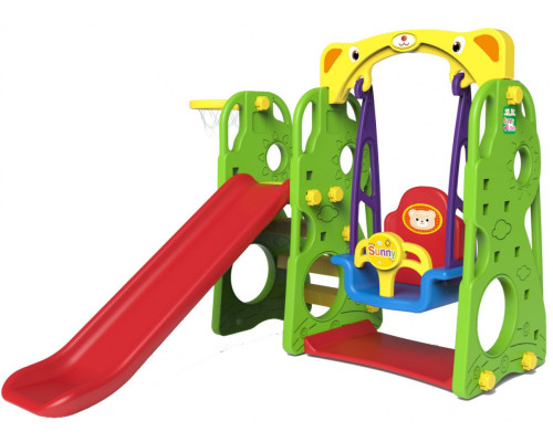 Дитяча гірка 3в1 Ramiz ZOG.CHD-101, 128 x 161 x 124 см - різнокольорова